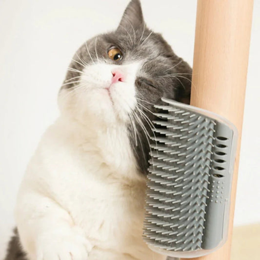 gato masajeándose con GroomEase